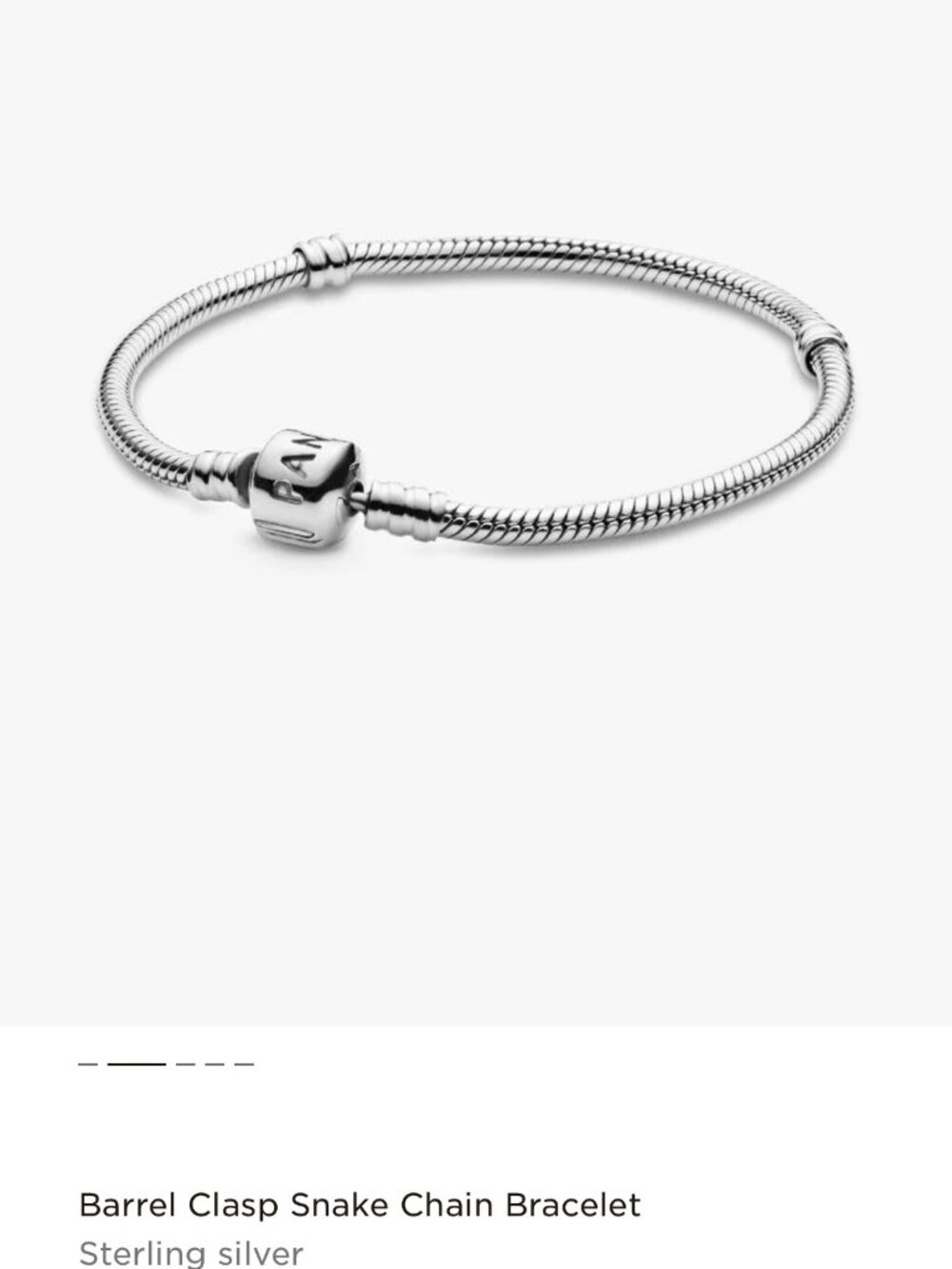 Pandora Silver Bracelet 7.5"